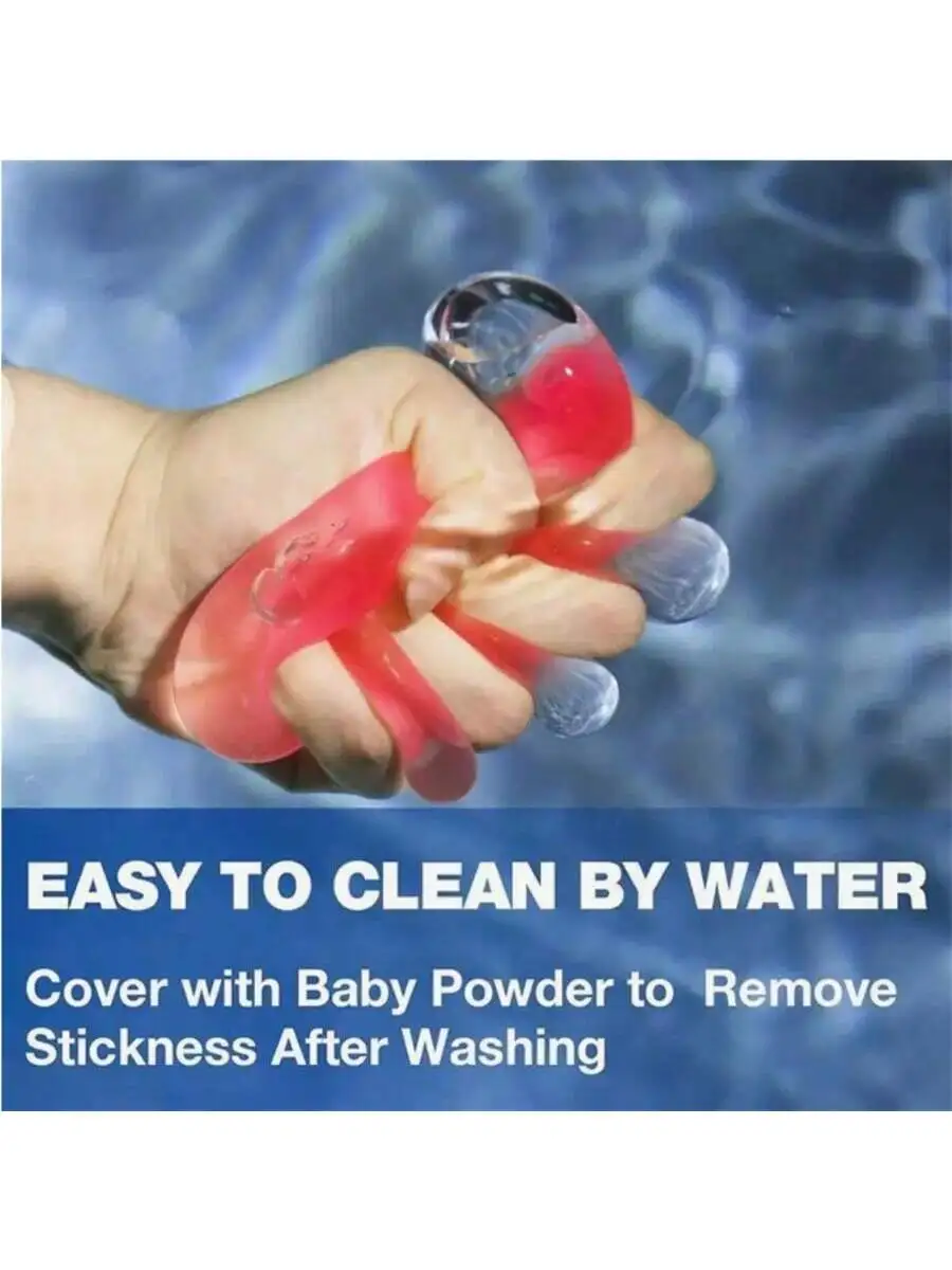 1個/3個 大人用ストレス解消スクイーズおもちゃ - 氷の形、ピンク/パープル/ブルー入り、感覚フィジェット、ランダムカラー