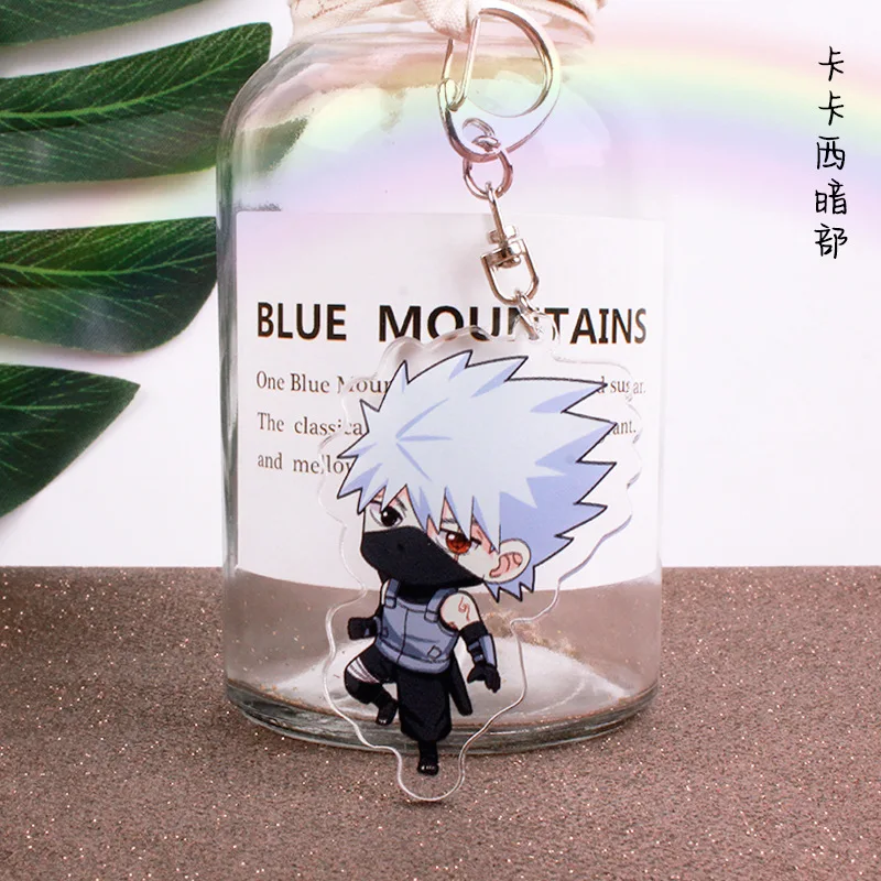 Anime NARUTO Uchiha Itachi Sasuke Itachi Konan Hatake Kakashi Uzumaki Naruto Sakura Keychain Accessories Cosplay Cartoon Badge