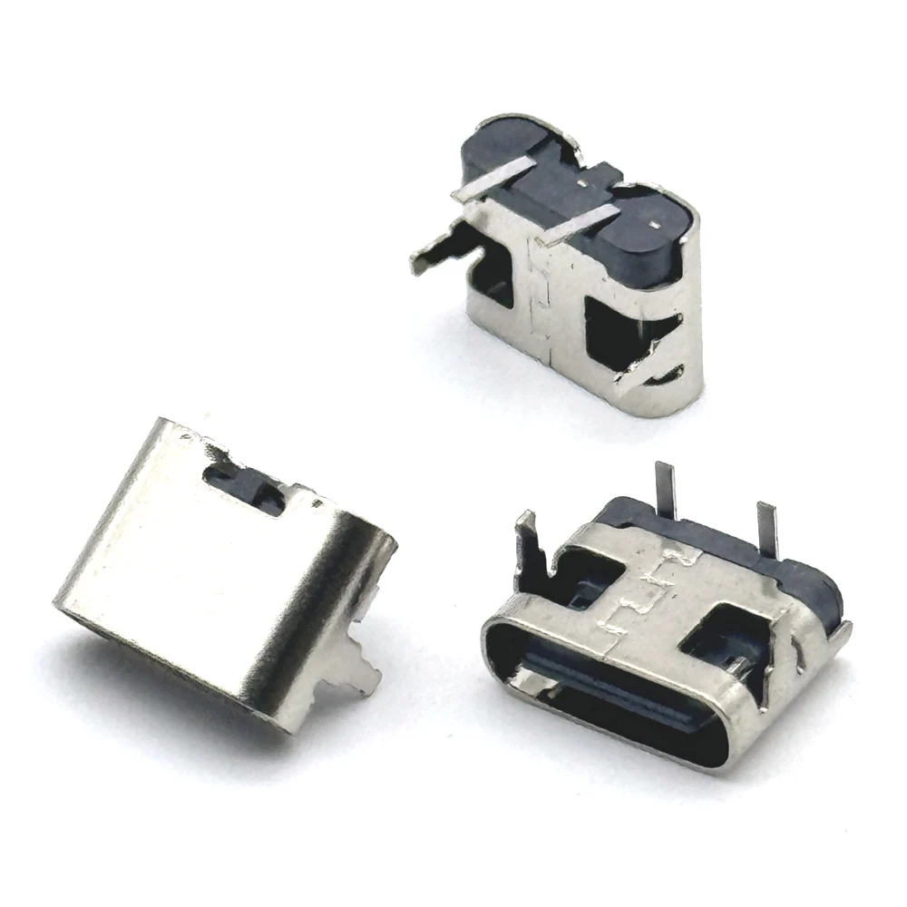 4Pin Type-C USB Connector Female Port Jack Solder Plug SMD SMT Android Phone Data Charging Socket Micro USB DIY Repair Adapter