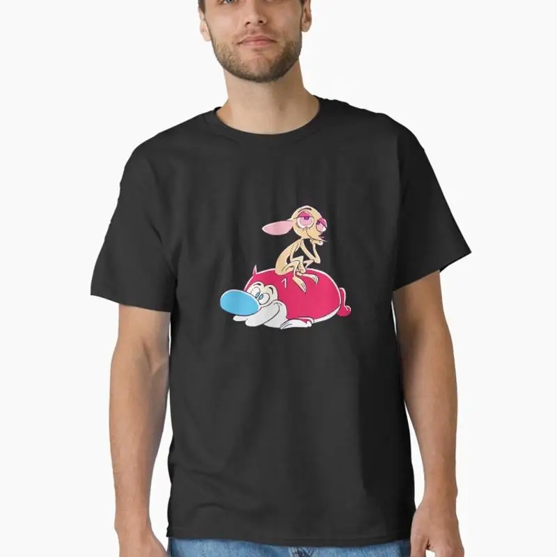 Ren And Stimpy On Red Dog Classic T-Shirt
