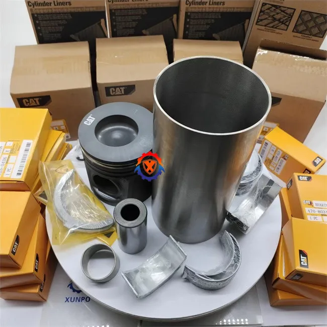 حفارة جزء إصلاح عدة إصلاح أجزاء CAT 3054 3054C اسطوانة بطانة 2255436 حفارة بطانة أطقم #3