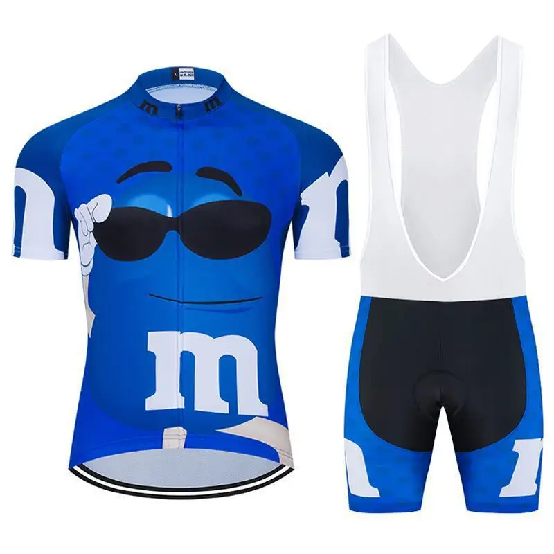 2023 Team maglia da ciclismo manica corta Set traspirante MTB Mountain Racing Bike Jersey Shorts uomo abbigliamento da ciclismo