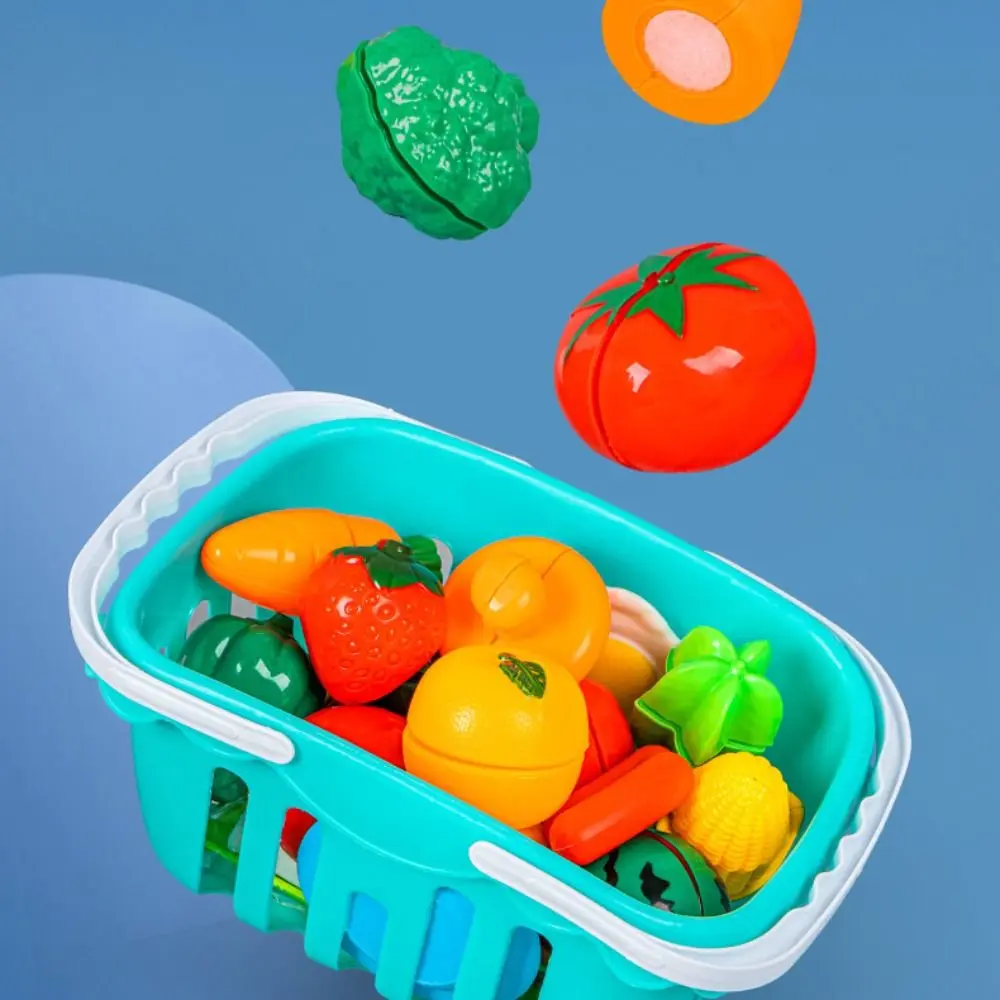 Plastikowe Kuchenne Nóżki do Krojenia Owoców Zabawki Jedzenie do Zabawy Montessori Symulacja Kuchni Zabawka Udawana Edukacyjna Interaktywna