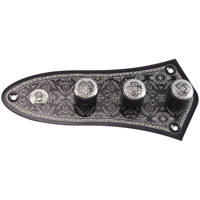 3 Jazz JB Bass Loaded Wired Control Plate para Guitarra Baixo, Peças De Reposição, Acessórios, JB-03