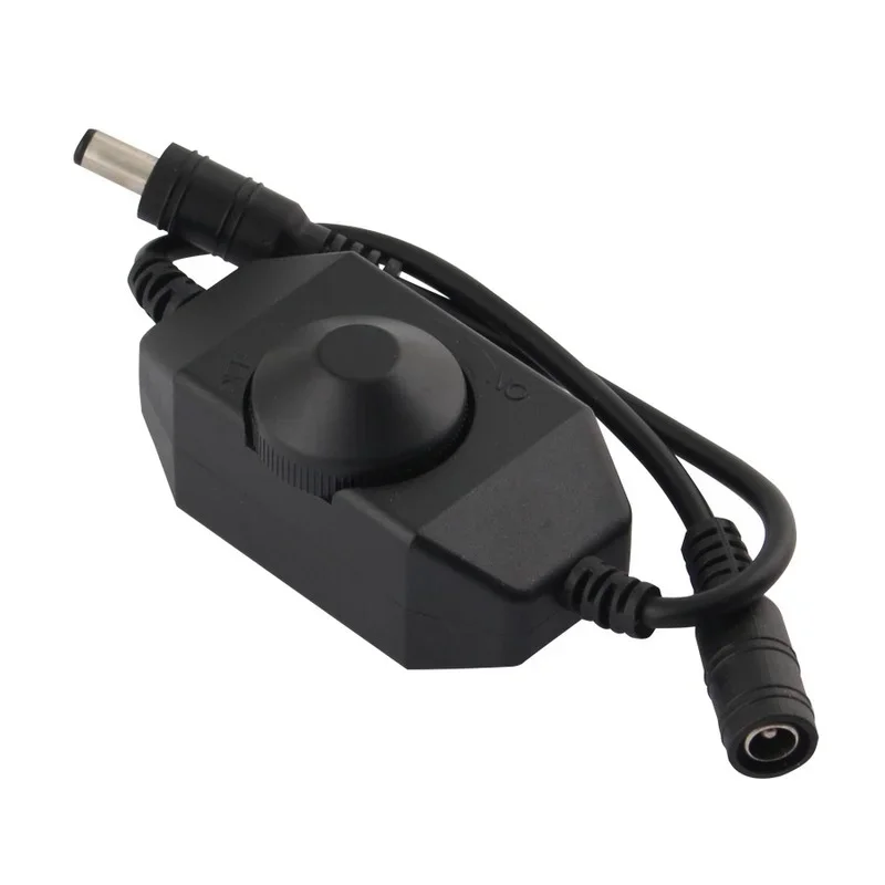 LED Dimmer Switch Brightness Adjust Controller Single Color LED Dimmer Strip Light DC 12V 24V LED Dimmer Black White