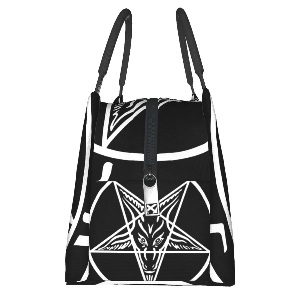 Baphomet Sabbatic Goat Pentagram Pagan Vinyl Portable insulation bag for Cooler Thermal Food Office Pinic Container