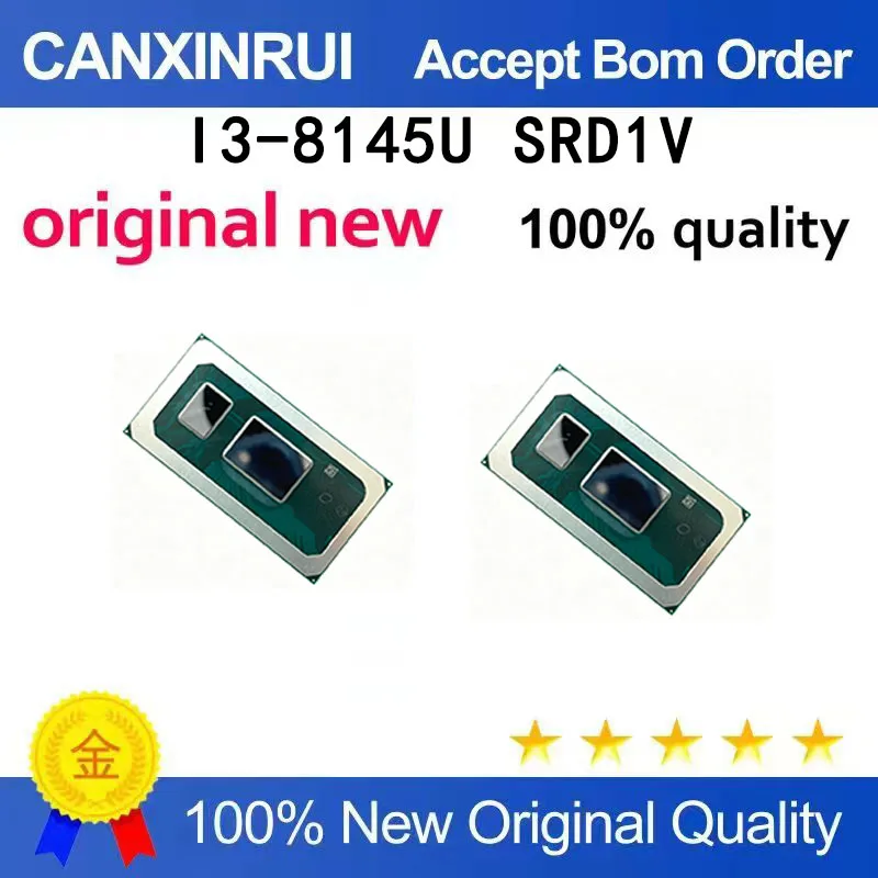 (5pcs-100pcs)Brand new original I3-8145U SRD1V eighth generation CPU BGA package in stock