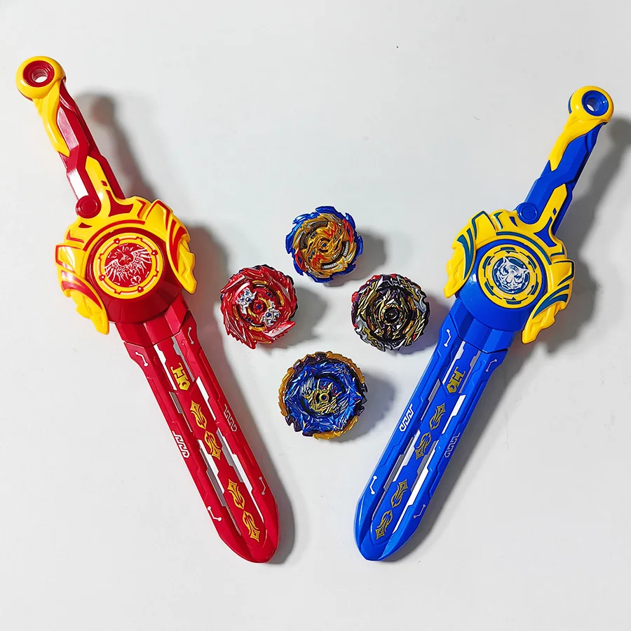 

Детский набор гироскопических игрушек в стиле боевого меча, социальная игрушка для мальчиков, взаимодействие родителей и детей, подходит для детских подарков на день рождения