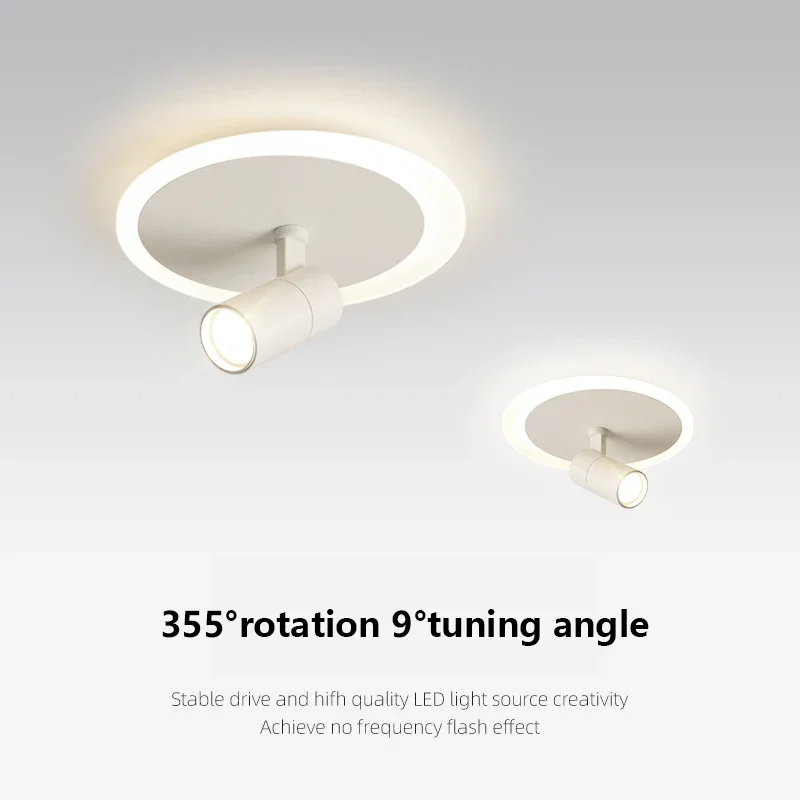 

Modern Aisle LED Ceiling Lights Lamp Spotlights For Bedroom Foyer Corridor Balcony Home Decoration Indoor Lighting Rotatable