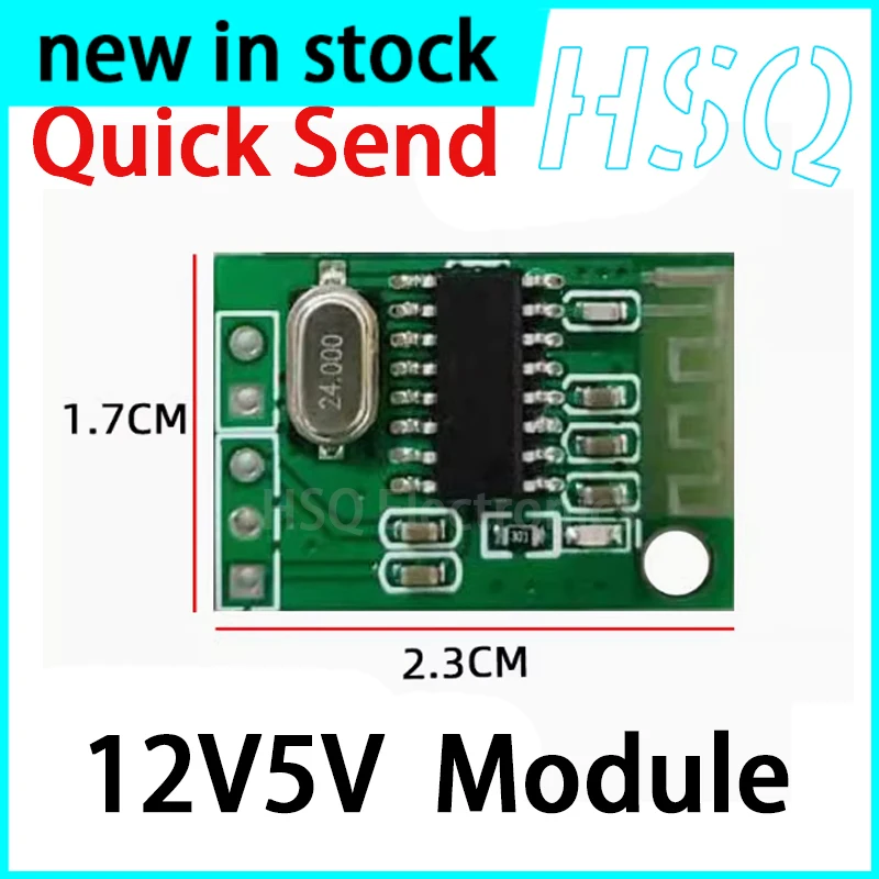 1PCS 5V-12V Stereo Bluetooth Audio Module Circuit Board Bluetooth Without Amplifier Board Bluetooth PCBA