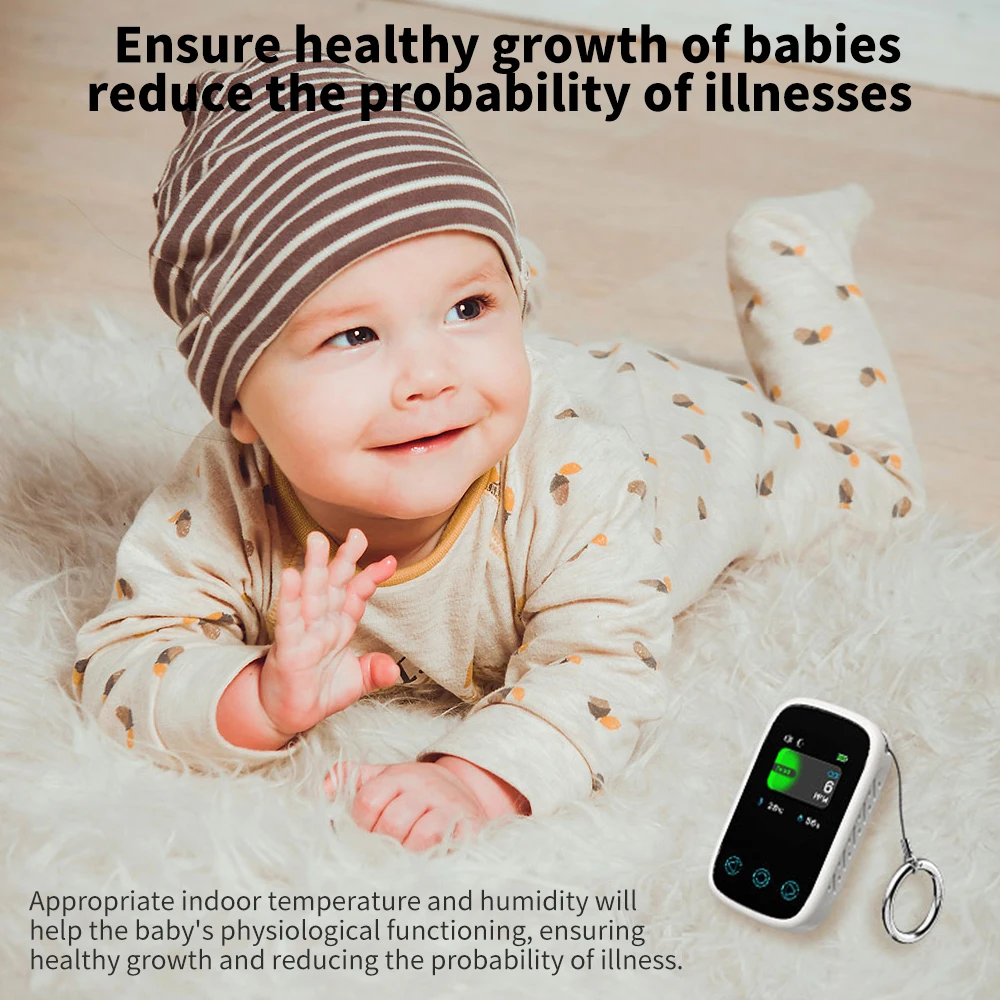 3 in 1 Air Quality Tester CO Gas Thermometer Hygrometer Auto Brightness Carbon Monoxide Detector NDIR Sensor LCD Display view 2