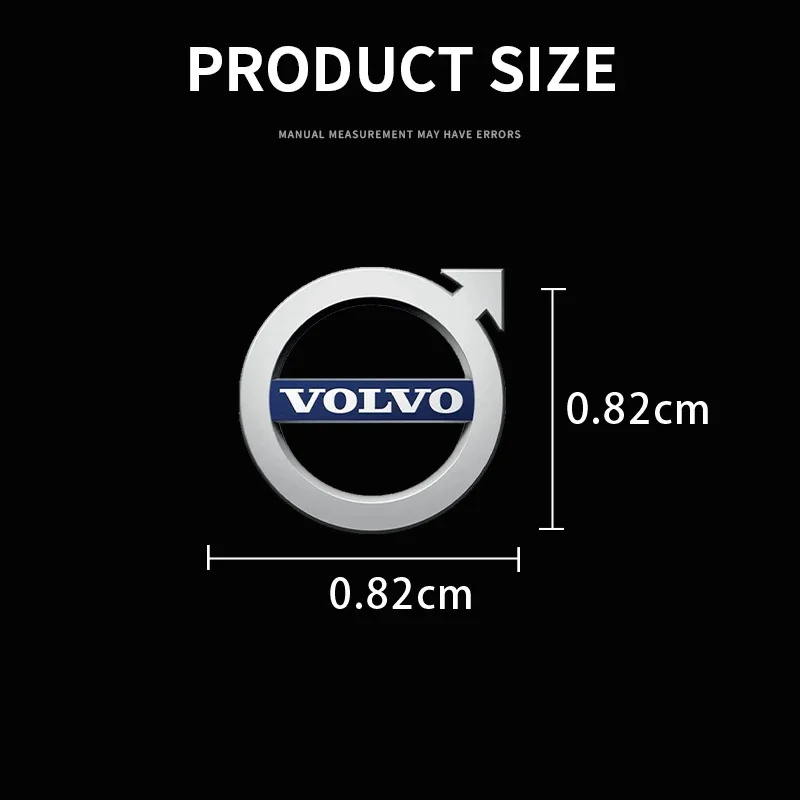 1/2/5/10PC Car Emblem Logo Decorative Stickers Badge Decal Interior Styling For Volvo RDESIGN XC60 XC90 S60 S80 S60L V40 V60 AWD