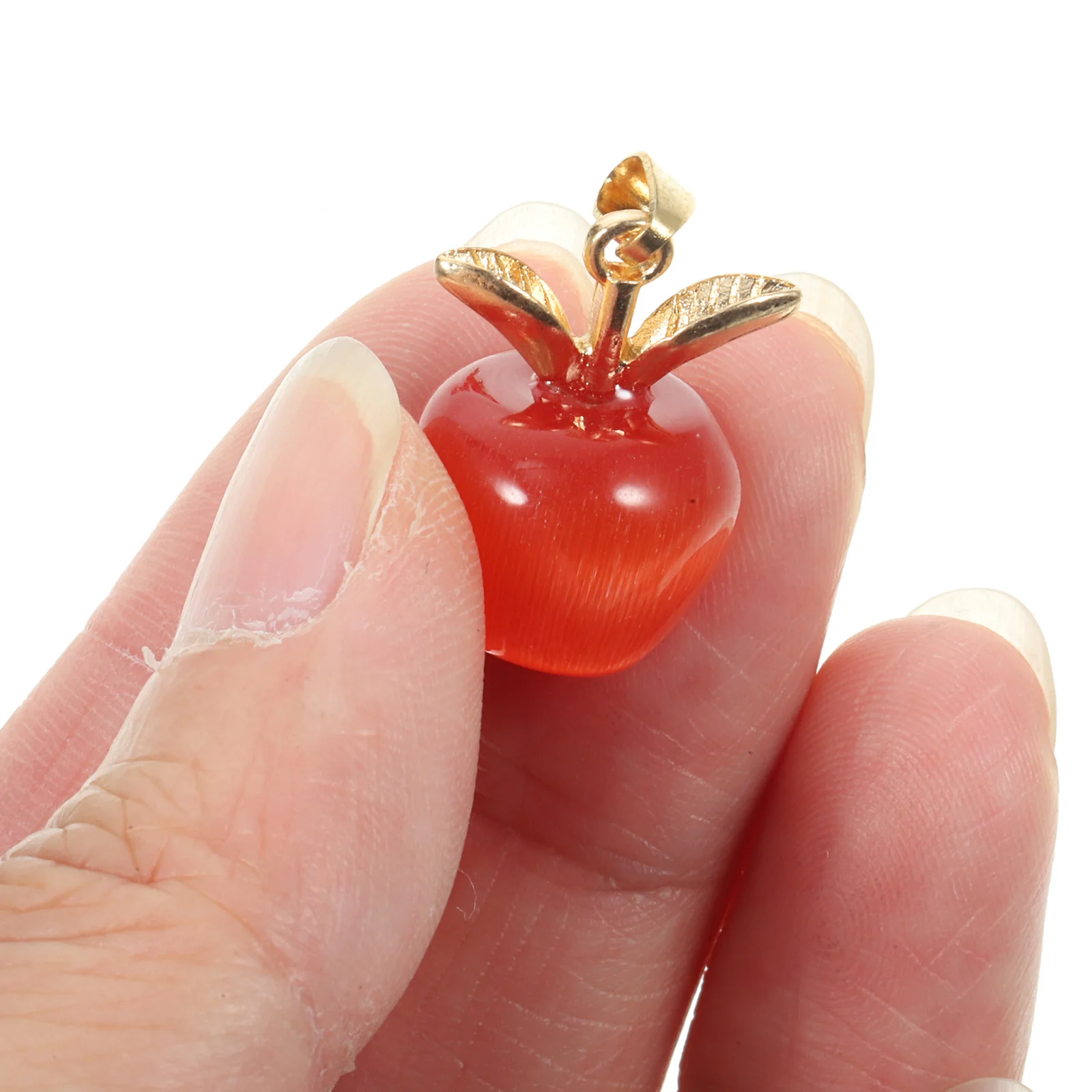 

10pcs Cat'S Eye Stone Pendant Jewelry Making Supplies For Diy Keychain Charms Craft Projects Bulk Pendants Trinkets Bracelet