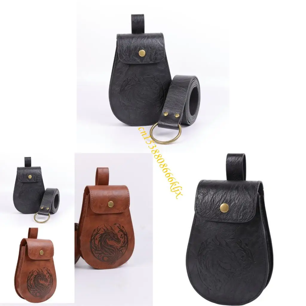 

Belt Waist Bag Fanny Pack Cellphone Holder Medieval Renaissances Costumes 066C