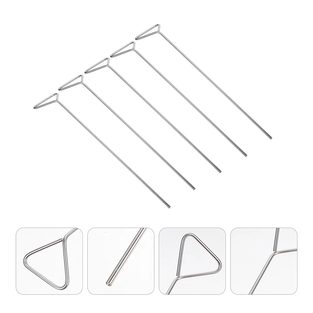 

5 Pcs Stainless Steel Coating Rod Laboratory Supplies Cell Accessories Spreaders Tool Wide Spreading