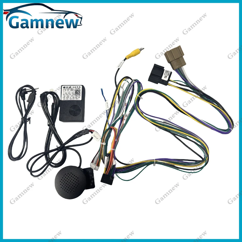 16 Pin Car Wiring Harness Canbus Box Decoder Adapter Power Cable For Chevrolet Silverado S10 Spark 2019