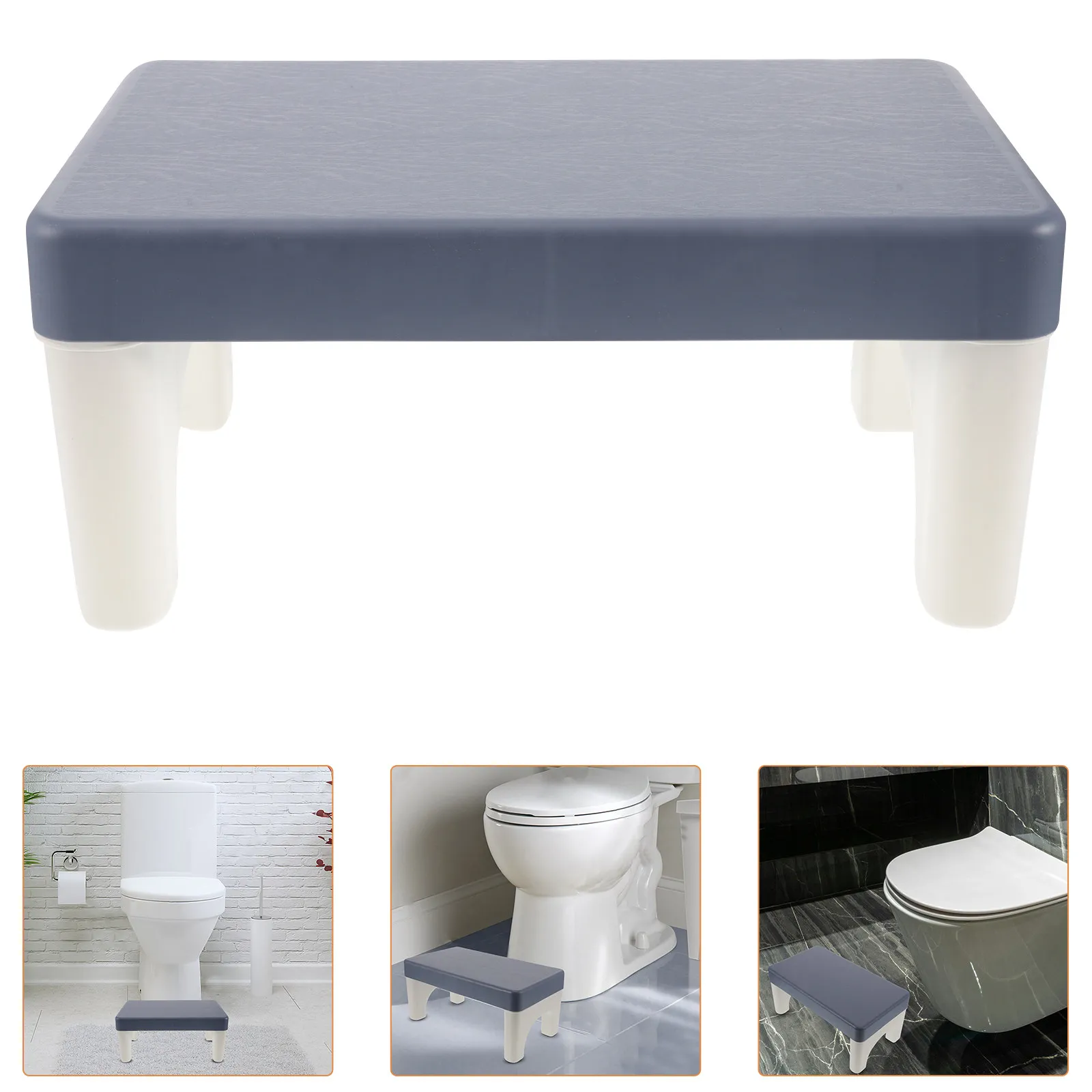 

Стульчик-подставка для унитаза, табурет для взрослых и детей, для сидения на унитазе, с нескользящим основанием, универсальное использование, элегантный декор для ванной комнаты