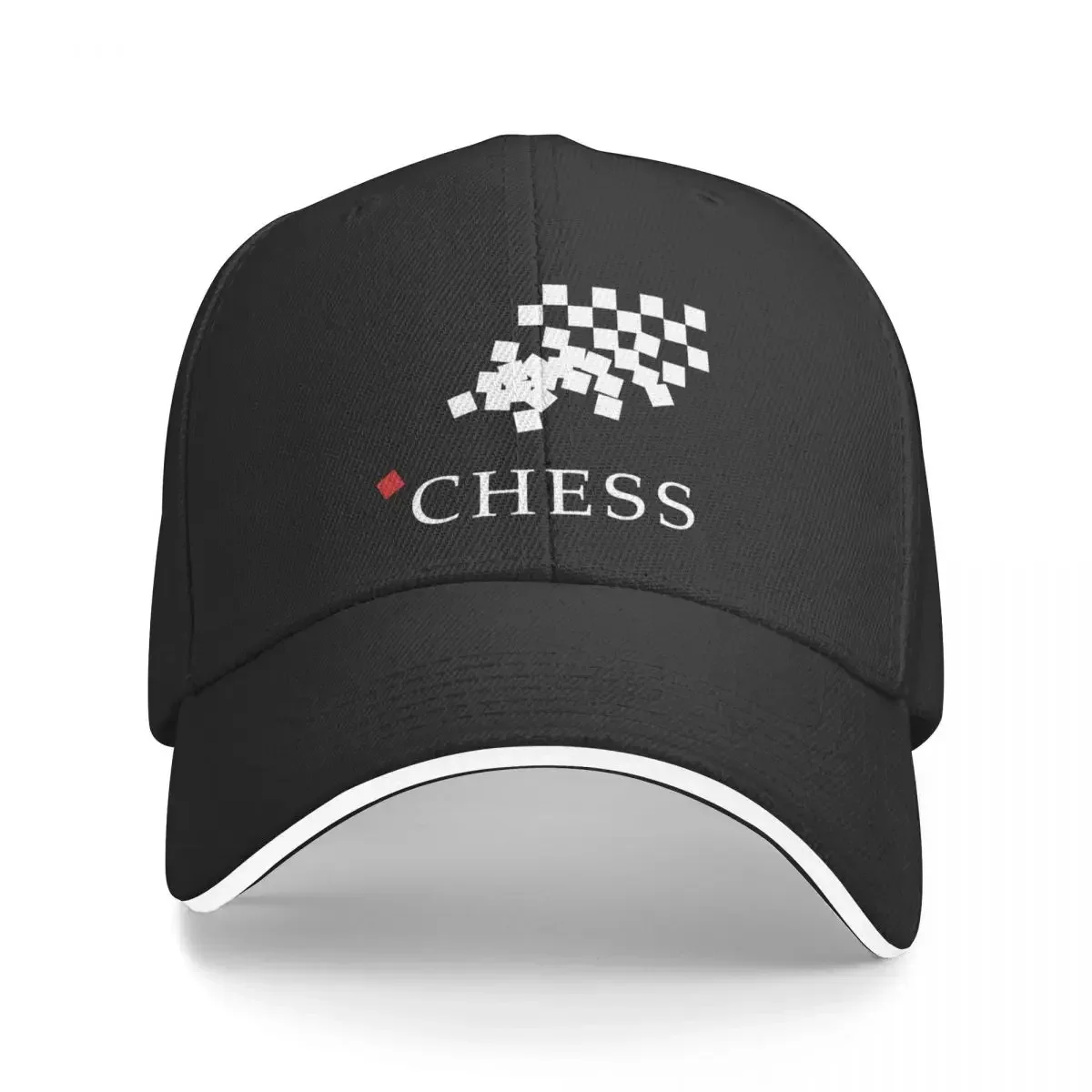 Chess (White) Baseball Cap hard hat Wild Ball Hat Men's Caps Women's