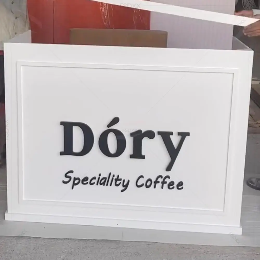 

FSDKX Hot Design Party Event Wedding Decoration White Candy Cake Cupcake Stand Pvc Candy Cart