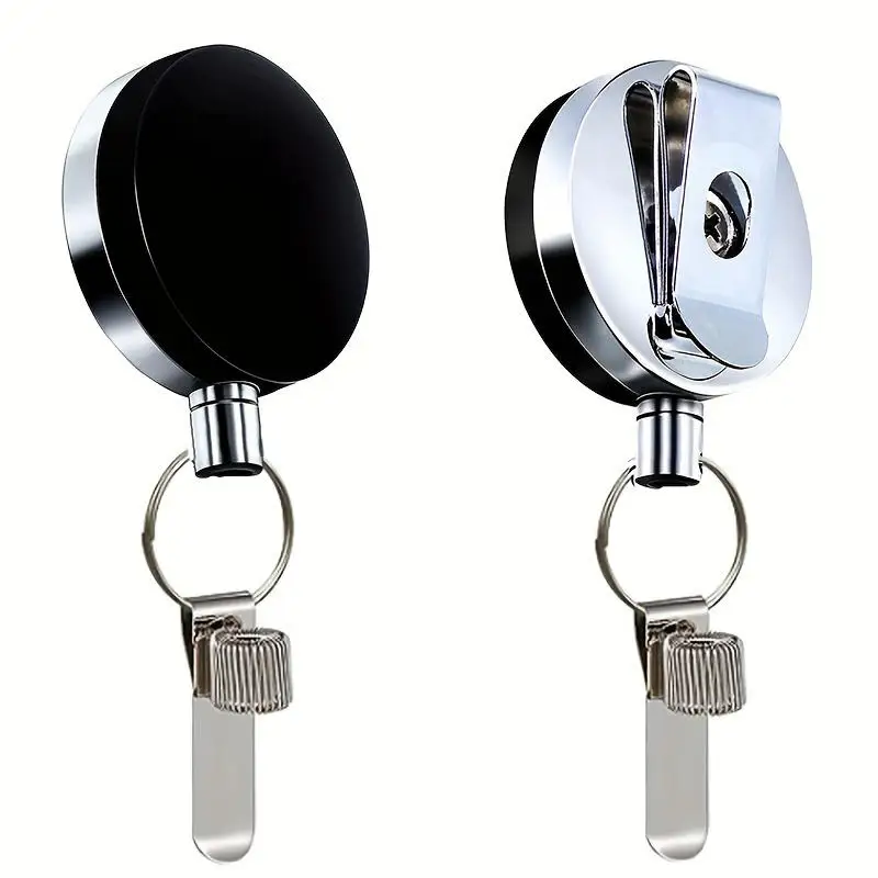 New Retractable Pull Pen Pencil Holder Universal Pen Lanyard With Belt Clip And Key Ring For Carpenters Workers Nurses Waiter