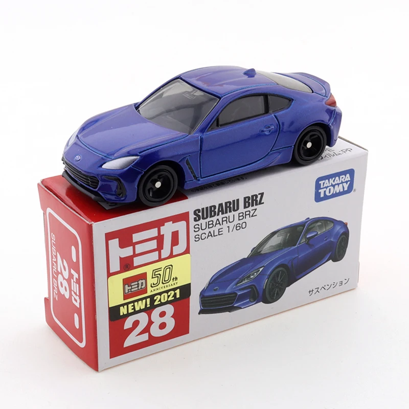 

TAKARA TOMY Tomica Diecast No.28 Subaru BRZ Diecast Automotive Model Ornaments Cas Toys Gift Decorations