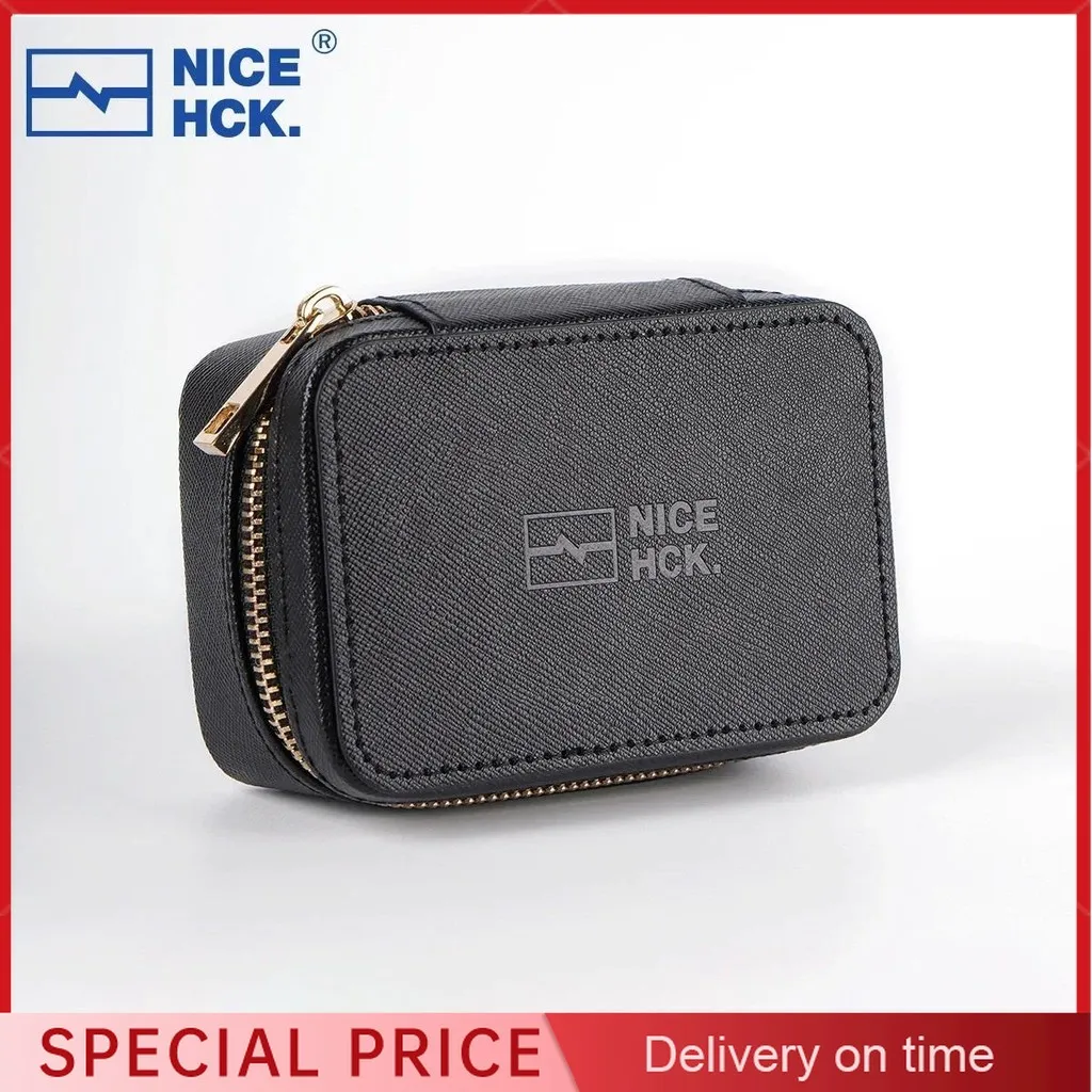 NiceHCK สูงเกรดซิปหูฟัง PU กล่องเก็บ IEM อุปกรณ์เสริมขนาดใหญ่ความจุกระเป๋าแบบพกพาสําหรับ Himalaya DragonScale DearOrpheus