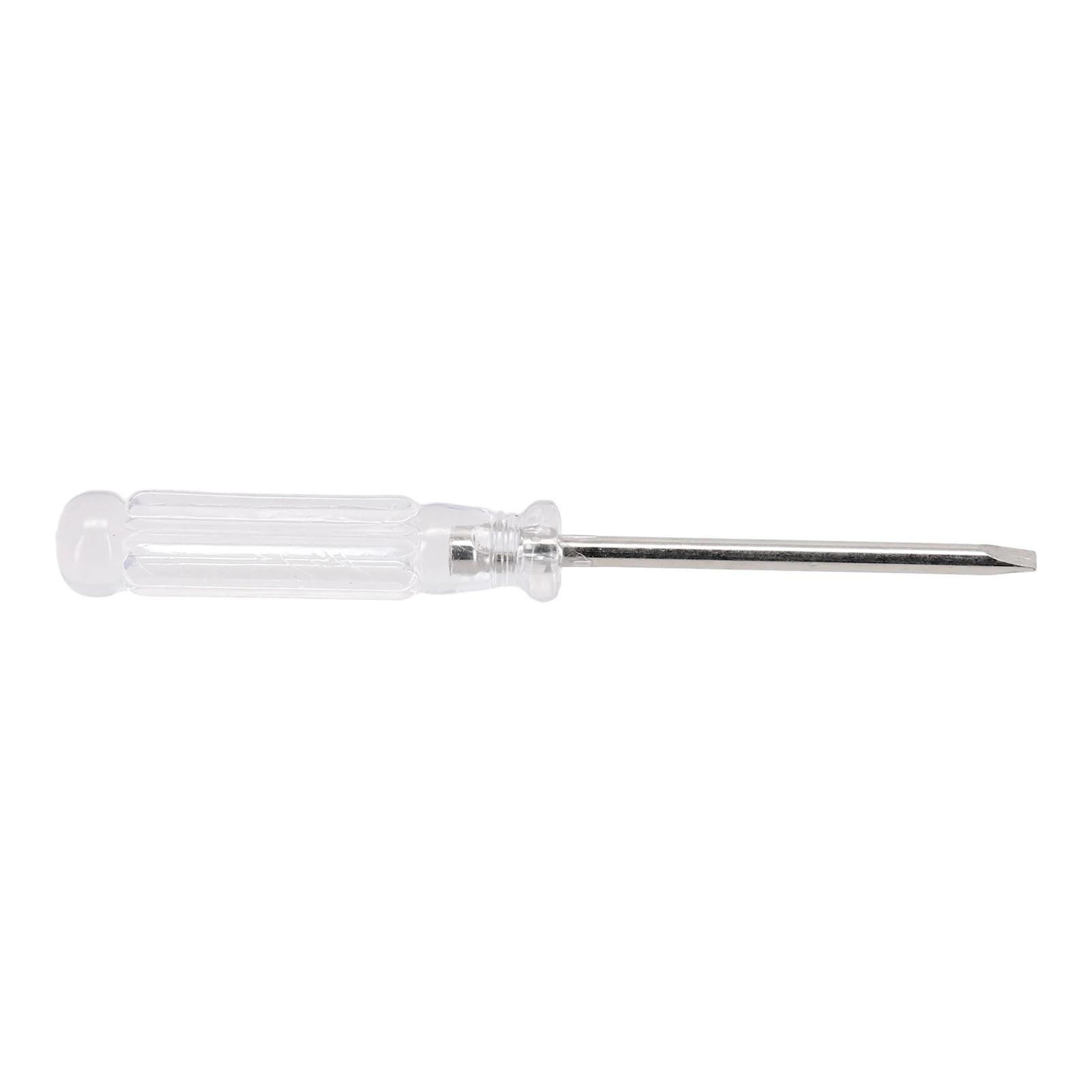 95mm Mini Magnetic Screwdrivers Slotted Phillipss / Cross Head Screwdriver Bit Transparent Handle Hand Repair Tool