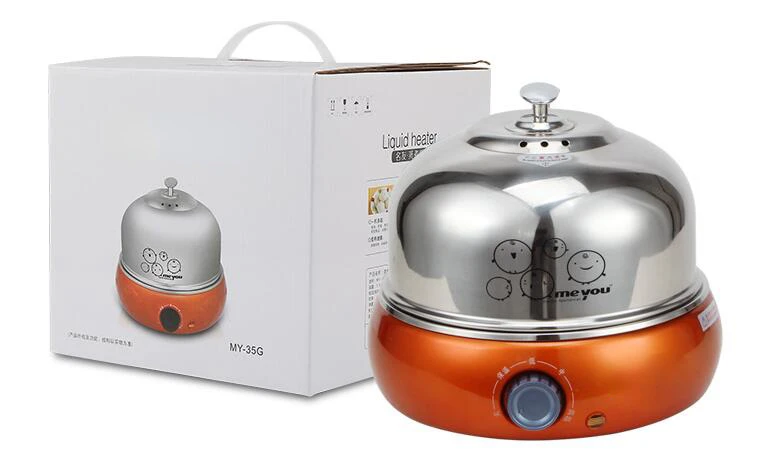 Stainless Steel Egg Boiler(9 eggs) Multi-functional Egg Poacher Automatic Egg Steamer