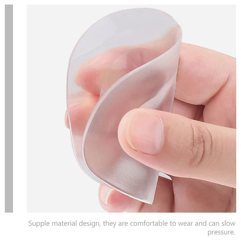 

6Pairs Non-Slip Forefoot Pads Lightweight Impact-Resistant Metatarsal Inserts Reusable Shoe Cushions for Walking High Heel