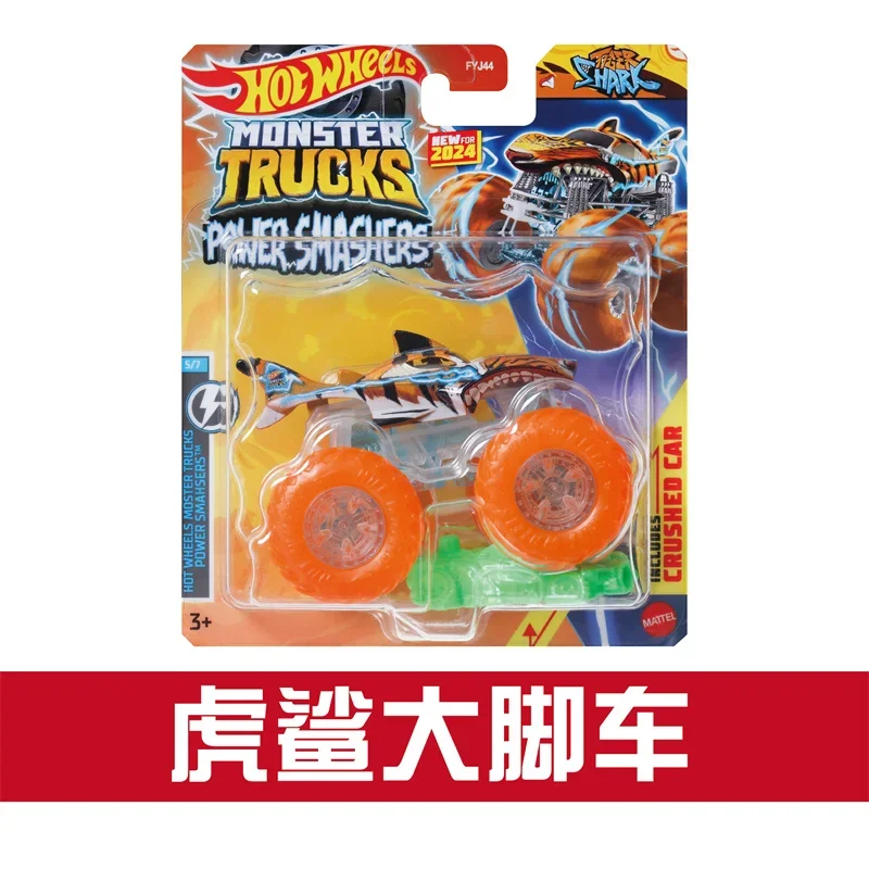 Original Hot Wheels Car Monster Truck Toys Boys 1/64 Diecast Fast & Furious Nissan GTR Sneakerhead Tigershark Duckn\' Roll Gift