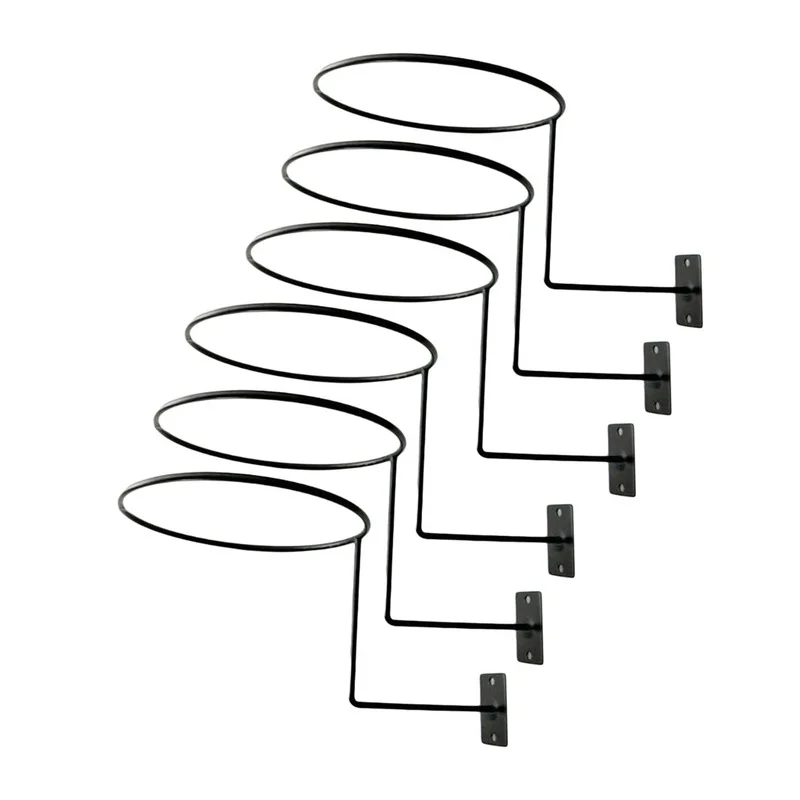 6Pcs Motorhelm Houder Hanger Rack Wall Mounted Hook Voor Jassen Hoeden Caps Helm Rack Aluminium Motorfiets Accessoires