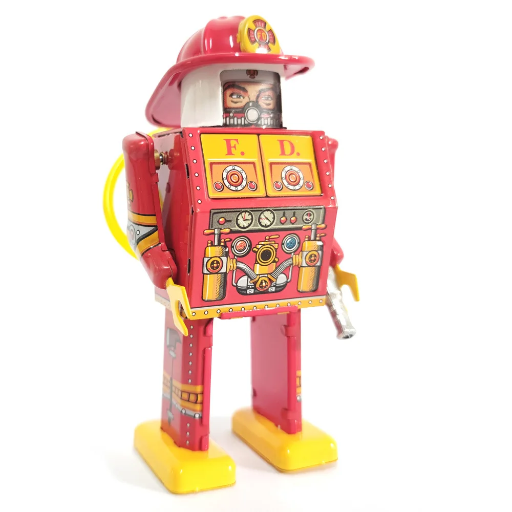 Blechroboter, Weltraumkapitän, dunkler Gott des Krieges, Erwachsene, Sammlerstücke, kreative Geschenke, Blechhandwerk