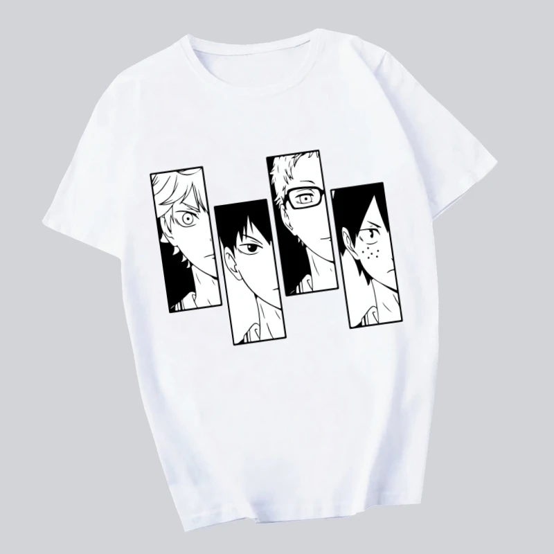 

Anime Volleyball Haikyuu Harajuku T-shirts Summer Men/Women Hip Hop Funny Print Tshirt Streetwear t shirt Short Sleeve Tee Top