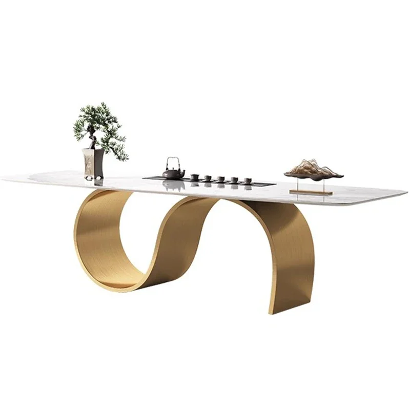 Luxury Gorgeous Dining Tables and Chair Simple Big Family Dinner Dining Table Large Household 테이블 Mesas De Comedor Furniture