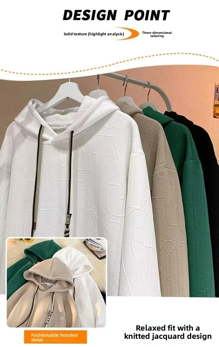 سترة بغطاء للرأس مبطنة بالصوف الأخضر سميكة كبيرة الحجم بأكمام طويلة سترة نسائية للخريف والشتاء ملابس غير رسمية على الطراز الكوري