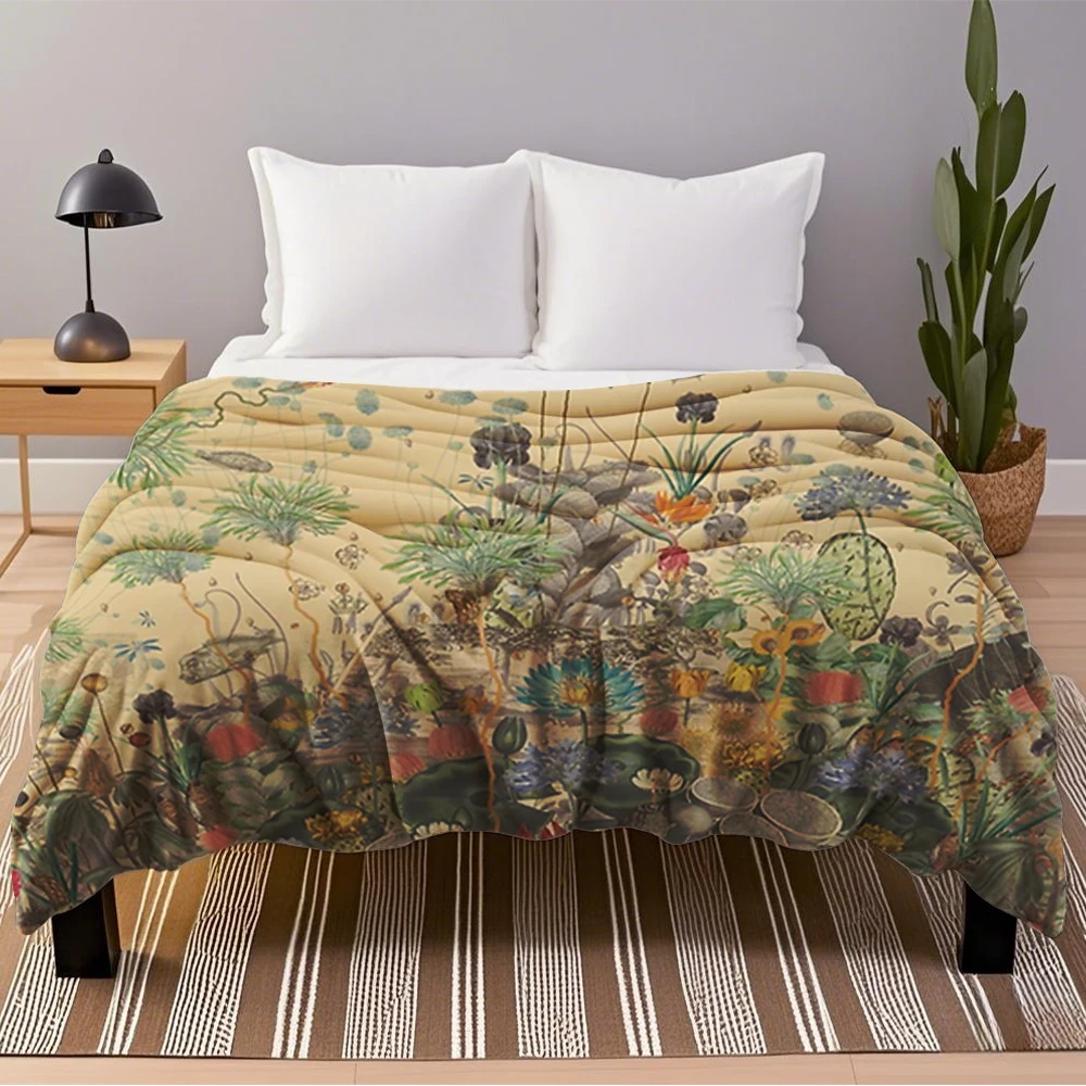 

Transitional Seasons Flannel Blanket Genova E La Lanterna Ethnic Tribal Pattern Throw Blanket Hotel-Style Cover No-Shedding