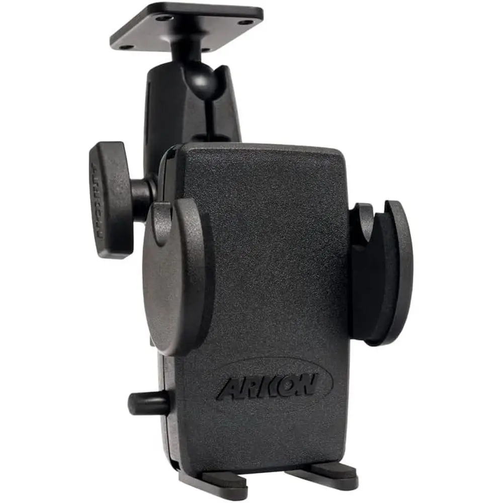 

Drill-Base Mega Grip Mount | Universal 360° Adjustable Angle | Flat Surface AMPS Mounting | Compatible with iPhone, Samsung, Goo