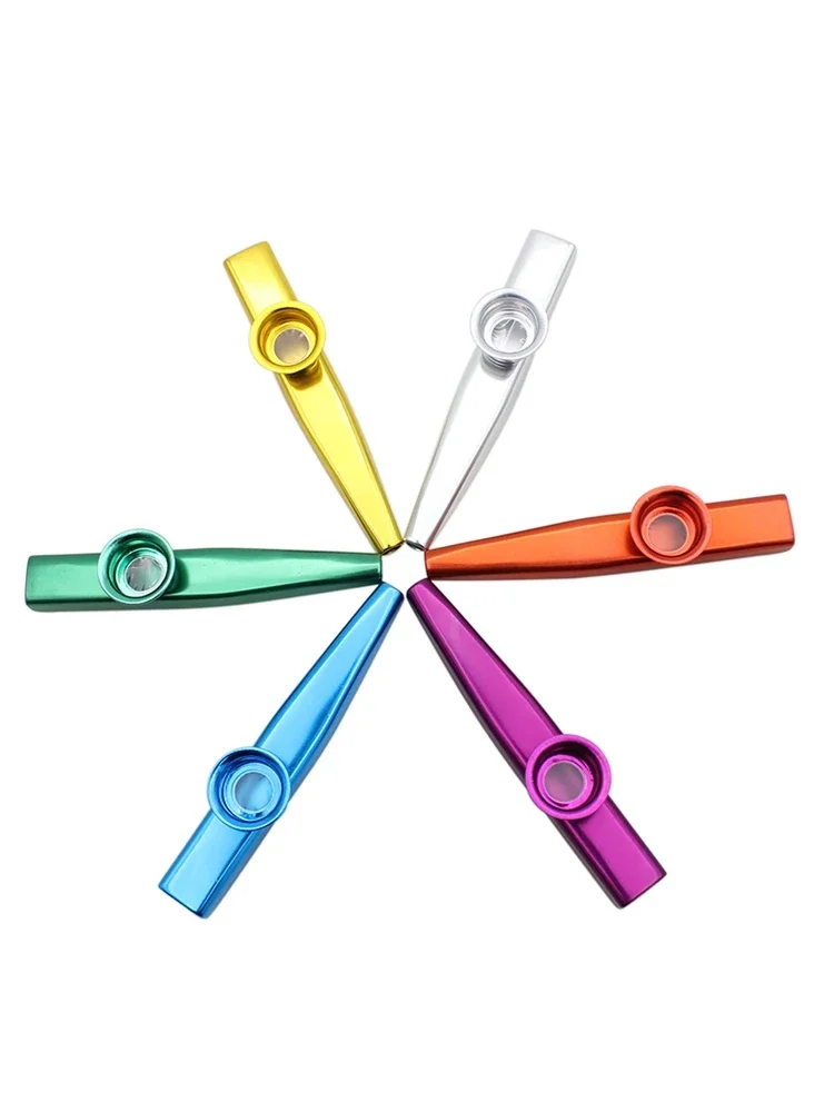  Flauta de boca de armónica Kazoo de Metal, regalo de fiesta para niños, instrumento Musical profesional, diafragma, guitarra, ukelele, amantes