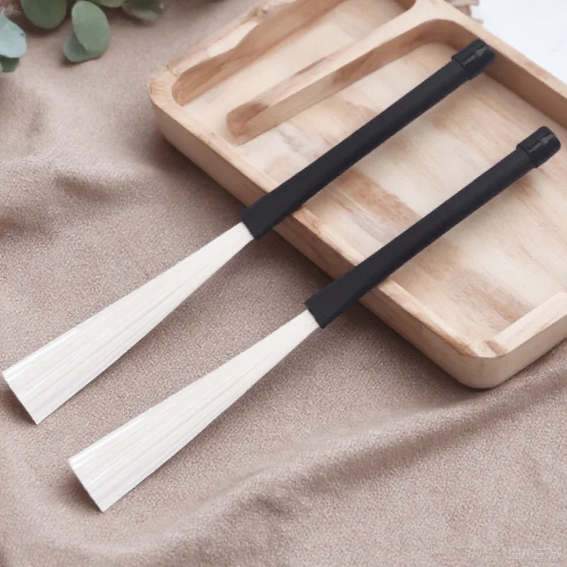 

2pcs Drum Brush Nylon Wire Sticks For Percussion Jazz Acoustic Snare Drum Set Lightweight Retractable Drumsticks Kit Instrument