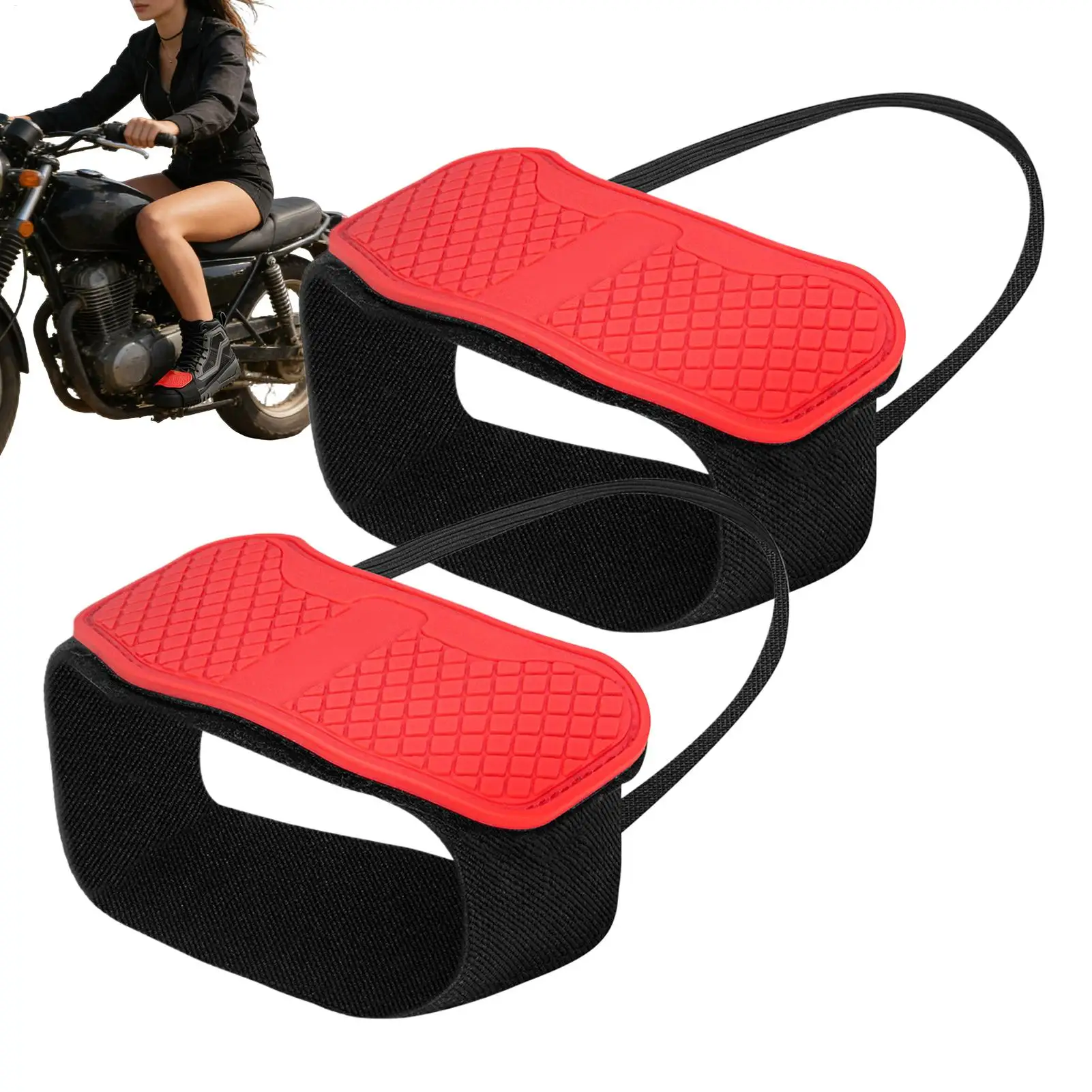 

Защитный чехол для мотоциклетных ботинок, мягкий, нескользящий, регулируемый, универсальный, для защиты обуви при переключении передач, для любителей мотоциклов и семей