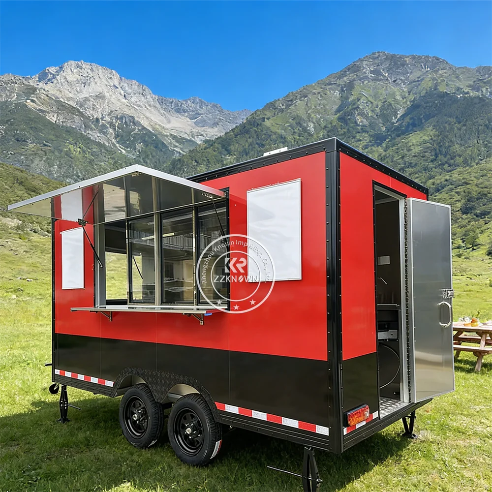 

Mobile Bbq Coffee Food Trailer Cart Commercial Catering Trailer Shawarma Fully Equipped Food Truck Fully Equipped