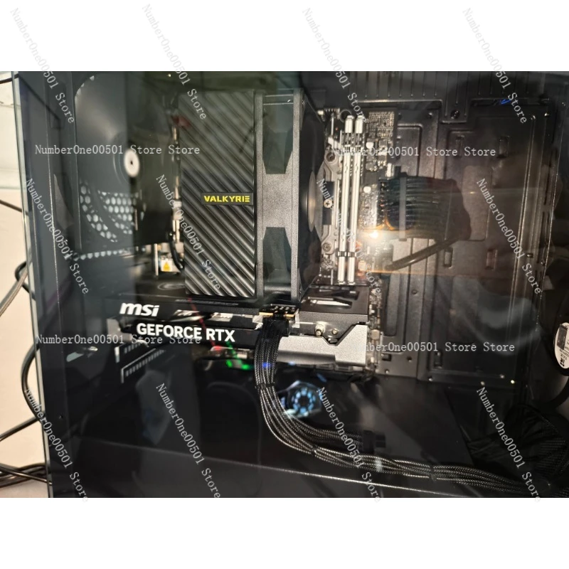 RTX 5060 14th Gen I5 14600KF Fanless Gaming Desktop PC DIY Assembled Computer for E-sports Home Office Use