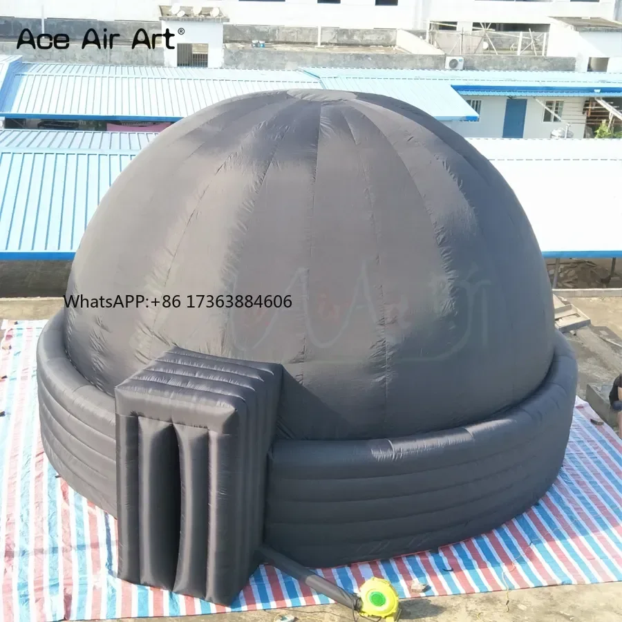 

wholesale Portable Astronomical Education House Inflatable Starlab Projector Screen Tent Museum Dome with Zipper Door
