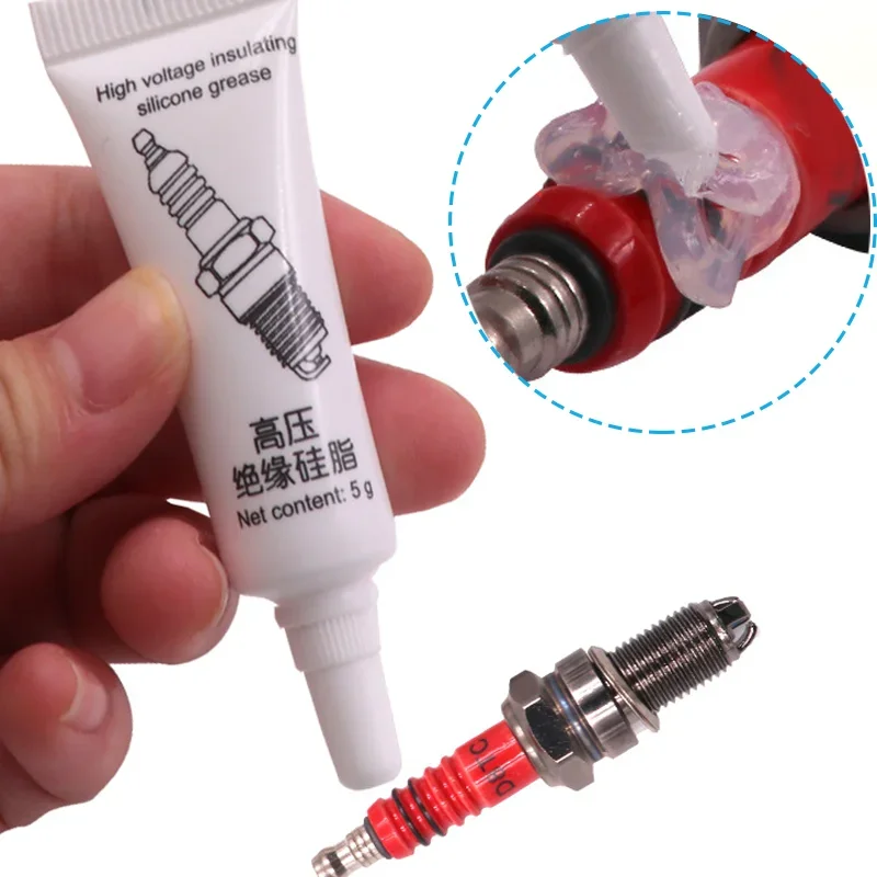 Car Spark Plug High Voltage Insulated Silicone Grease Universal Higher Lower Temperature Corrosion Resistance Silicones Greases