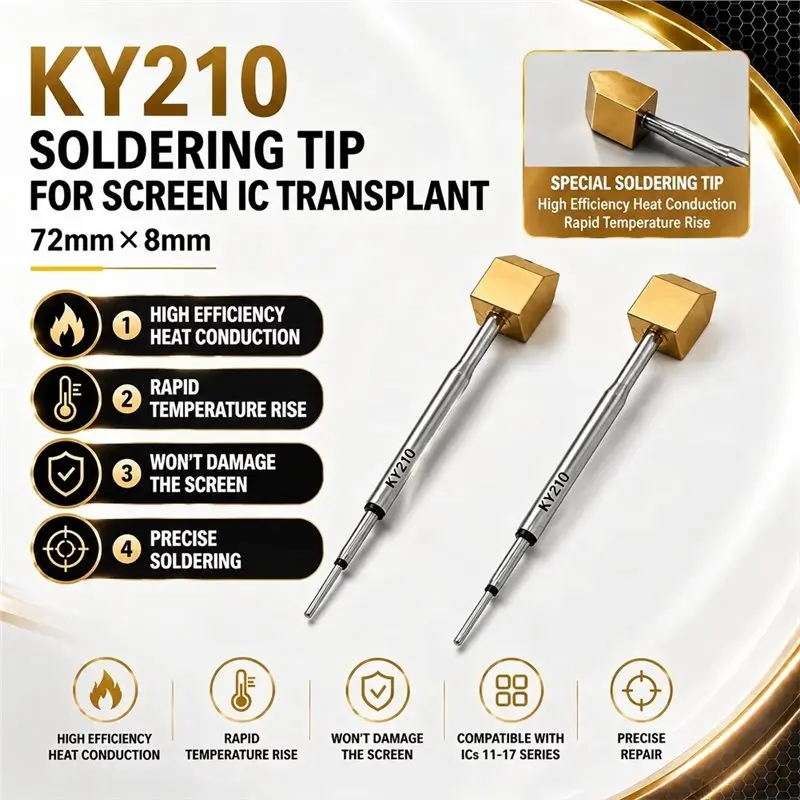 [B24B!】 Soldering Iron Tip For Screen IC Transplant High Efficient Heat Conduction For Mobile Phone Repair