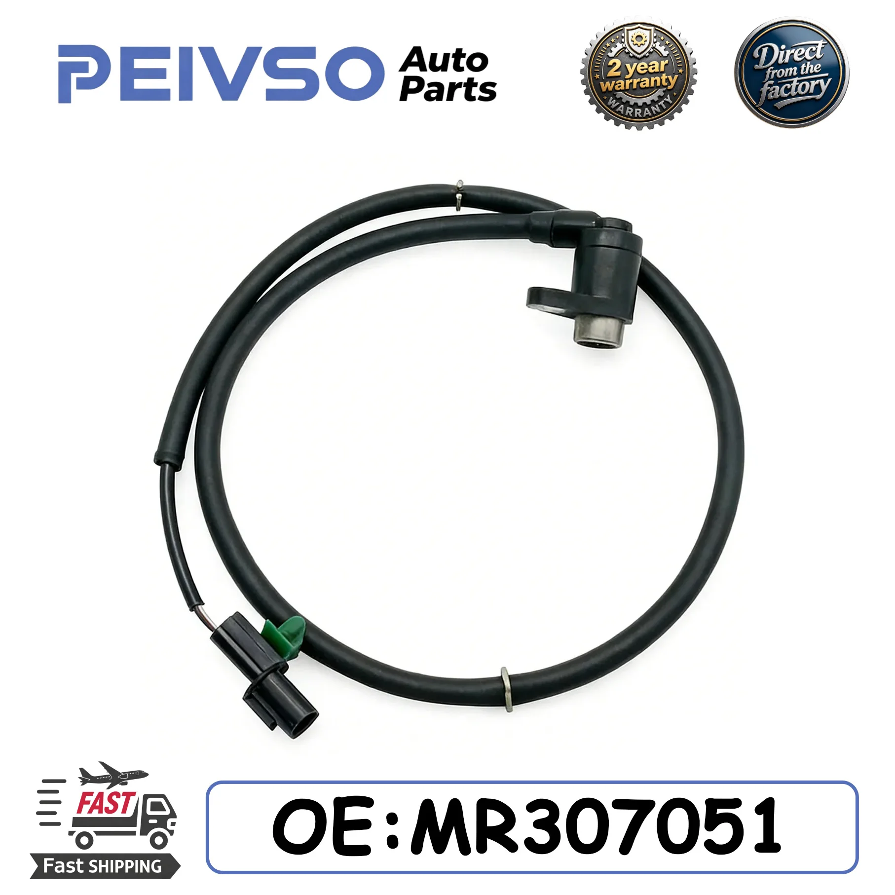 PEIVSO ABS Speed Sensor MR307051 Rear Left/Right Fits For Mitsubishi Montero 1998-1999 SU12609 ALS1152 5S11156 Car Accessories
