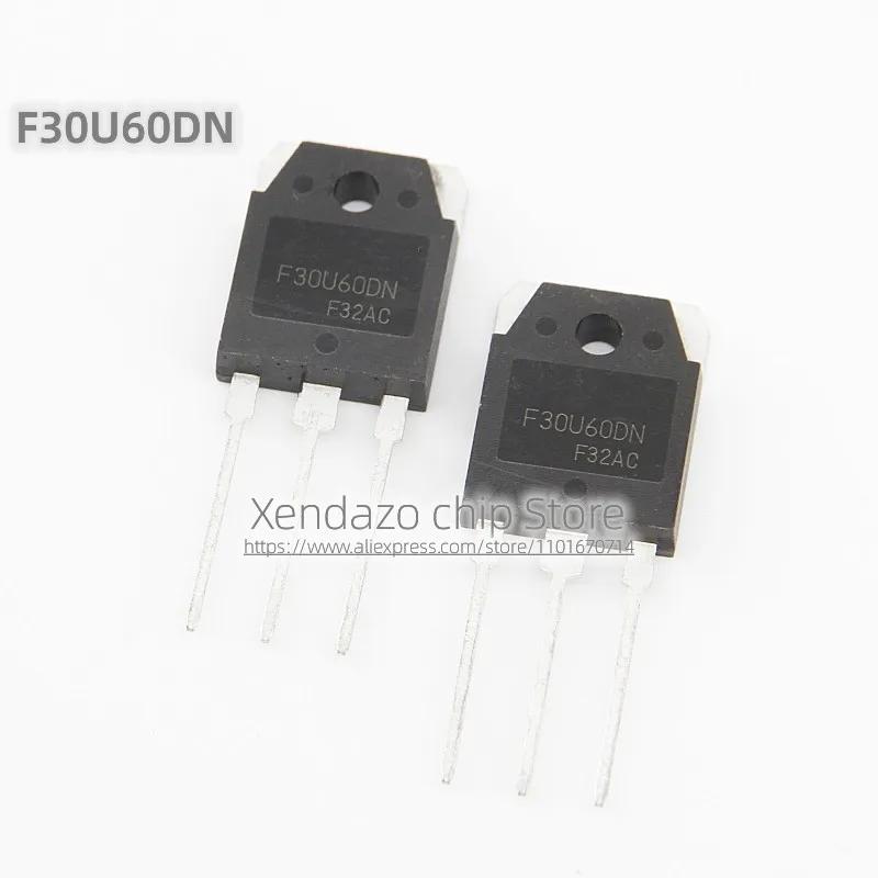 5 pçs/lote F30U60DN F30U60 30A 600V TO-3P pacote Original genuíno Diodo de recuperação rápida