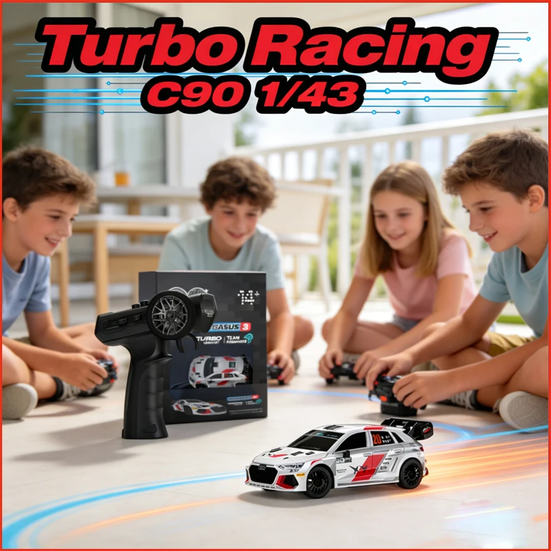 Turbo Racing Pegasus 3 C90 1:43 1/43 Scale Remote Controller RTR RWD Car & P36 2.4Ghz 5CH Remote Controller Gift