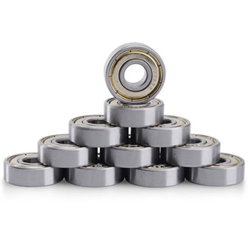 16PCS 608ZZ 8 x 22 x 7 mm Groove Ball Bearing, Double Metal Shielded, Fit for Skateboard Bearings, Inline Skates Etc.