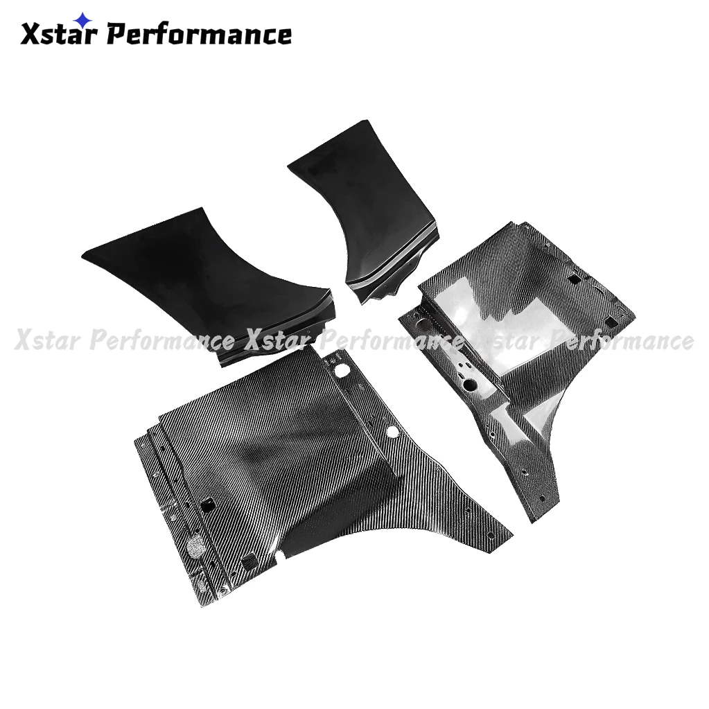 

Suitable for Jaguar F-type body kit SVR type semi carbon fiber front mudguard